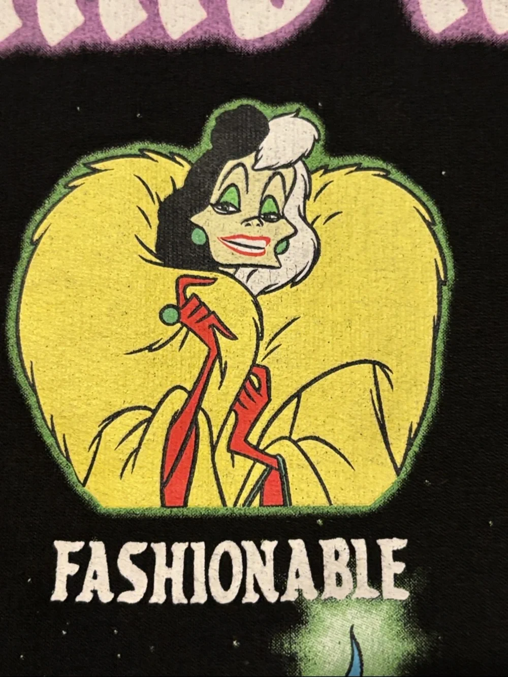 Disney > Black 'Villains Mood' Graphic Crewneck Sweatshirt - Size XXXL 21 - Picture 11 of 12